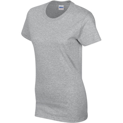 Sport Grey - Lifestyle - Gildan Ladies-Womens Heavy Cotton Missy Fit Short Sleeve T-Shirt