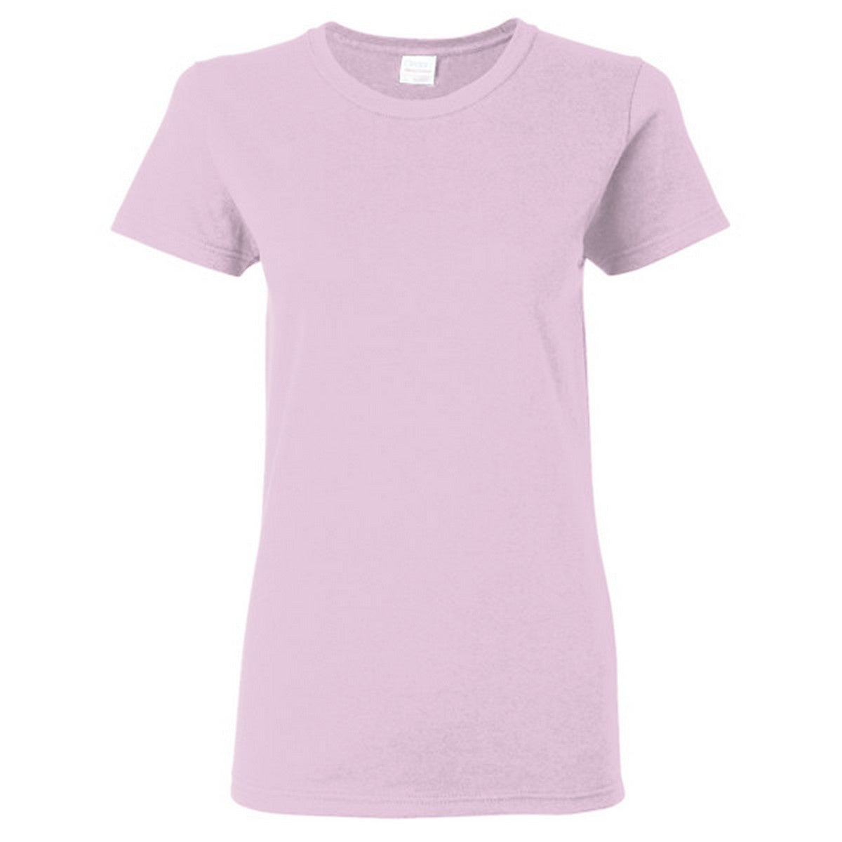 Light Pink - Front - Gildan Ladies-Womens Heavy Cotton Missy Fit Short Sleeve T-Shirt