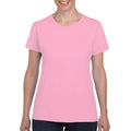 Light Pink - Back - Gildan Ladies-Womens Heavy Cotton Missy Fit Short Sleeve T-Shirt