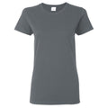 Dark Heather - Front - Gildan Ladies-Womens Heavy Cotton Missy Fit Short Sleeve T-Shirt