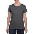 Dark Heather - Back - Gildan Ladies-Womens Heavy Cotton Missy Fit Short Sleeve T-Shirt