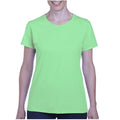 Mint Green - Back - Gildan Ladies-Womens Heavy Cotton Missy Fit Short Sleeve T-Shirt
