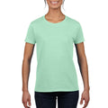 Mint Green - Side - Gildan Ladies-Womens Heavy Cotton Missy Fit Short Sleeve T-Shirt