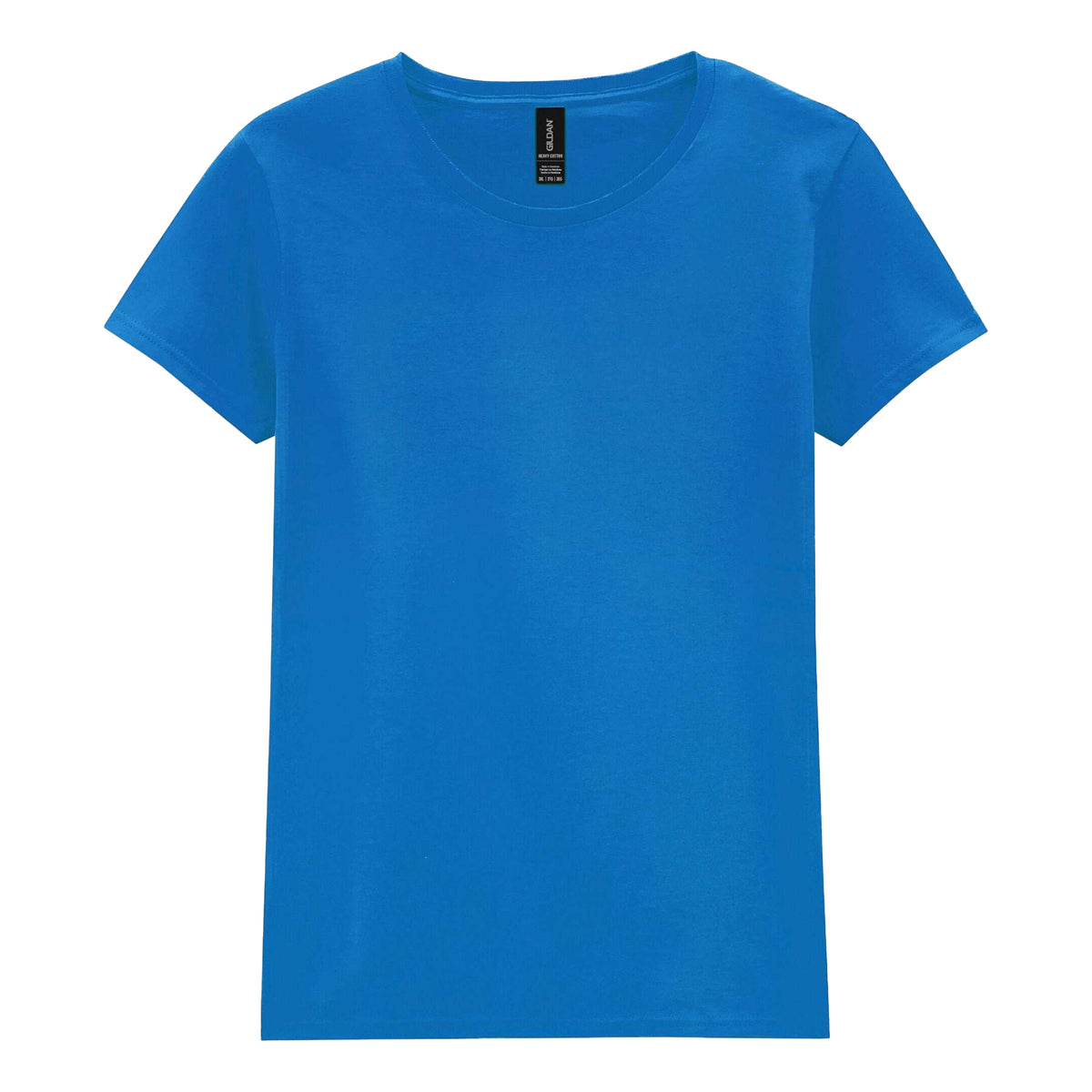 Royal Blue - Front - Gildan Ladies-Womens Heavy Cotton Missy Fit Short Sleeve T-Shirt