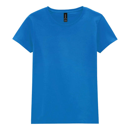 Royal Blue - Front - Gildan Ladies-Womens Heavy Cotton Missy Fit Short Sleeve T-Shirt