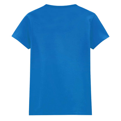 Royal Blue - Back - Gildan Ladies-Womens Heavy Cotton Missy Fit Short Sleeve T-Shirt
