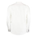 White-Navy - Side - Kustom Kit Mens Contrast Premium Oxford Shirt