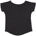 Charcoal Grey Melange - Back - Mantis Womens-Ladies Loose Fit Short Sleeve T-Shirt