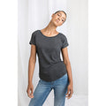 Charcoal Grey Melange - Pack Shot - Mantis Womens-Ladies Loose Fit Short Sleeve T-Shirt
