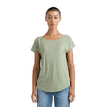 Soft Olive - Back - Mantis Womens-Ladies Loose Fit Short Sleeve T-Shirt
