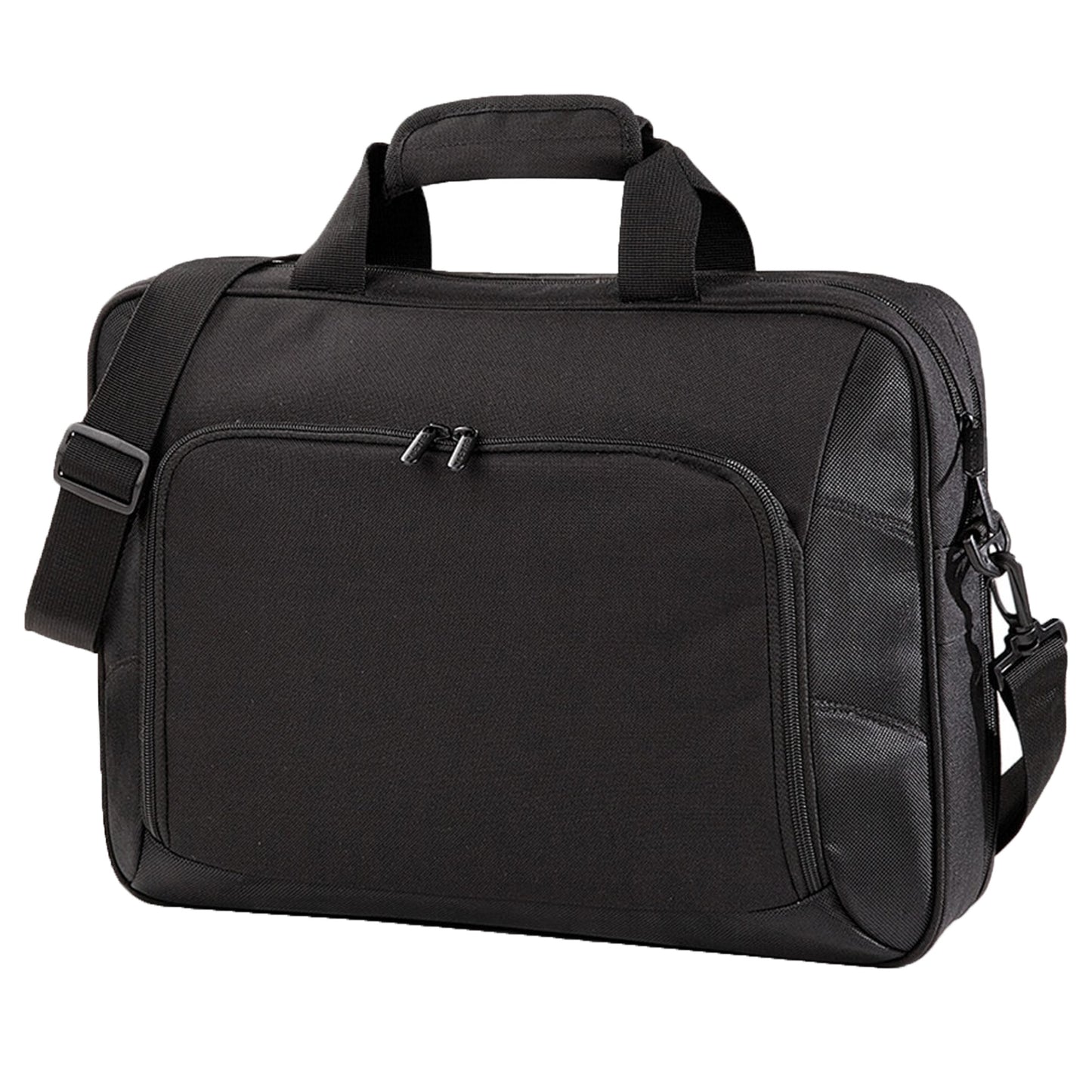 Black - Front - Quadra Executive Digital Office Bag (17inch Laptop Compatible)