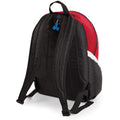 Classic Red-Black-White - Close up - Quadra Pro Team Backpack - Rucksack Bag (17 Litres)