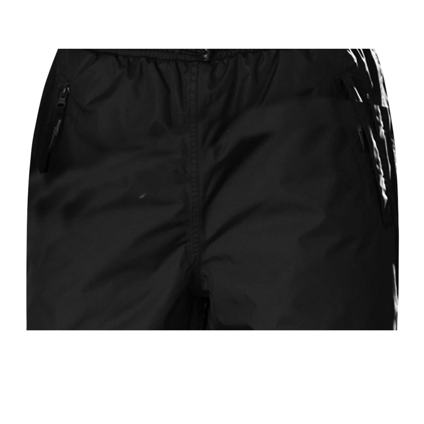 Black - Back - Regatta Mens Wetherby Rain Padded Over Trouser (31inch Leg Length)