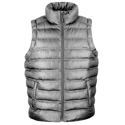 Frost Grey - Front - Result Mens Ice Bird Padded Bodywarmer - Gilet Jacket