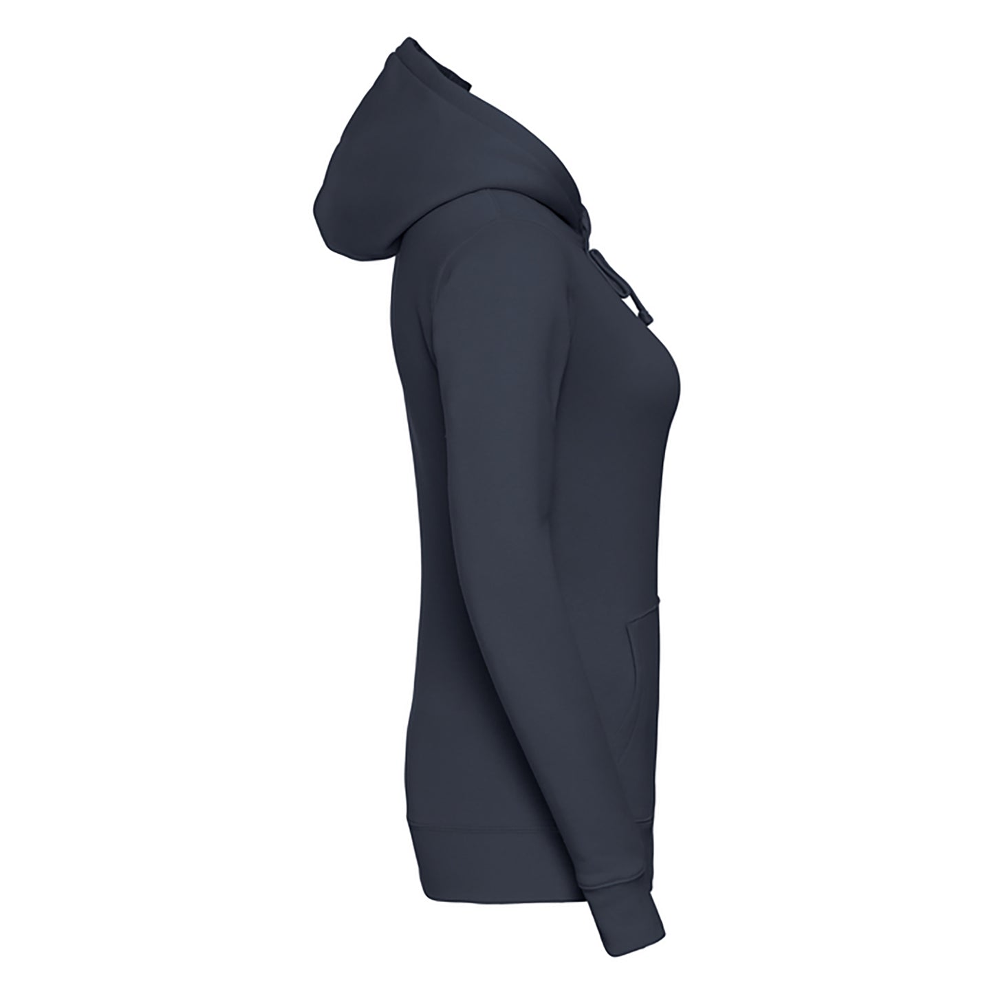 French Navy - Side - Russell Womens Premium Authentic Hoodie (3-Layer Fabric)