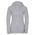 Light Oxford - Front - Russell Womens Premium Authentic Hoodie (3-Layer Fabric)