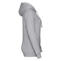 Light Oxford - Side - Russell Womens Premium Authentic Hoodie (3-Layer Fabric)