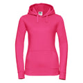 Fuchsia - Front - Russell Womens Premium Authentic Hoodie (3-Layer Fabric)