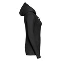 Black - Side - Russell Womens Premium Authentic Hoodie (3-Layer Fabric)