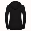 Black - Back - Russell Ladies Premium Authentic Zipped Hoodie (3-Layer Fabric)