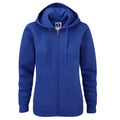 Bright Royal - Front - Russell Ladies Premium Authentic Zipped Hoodie (3-Layer Fabric)