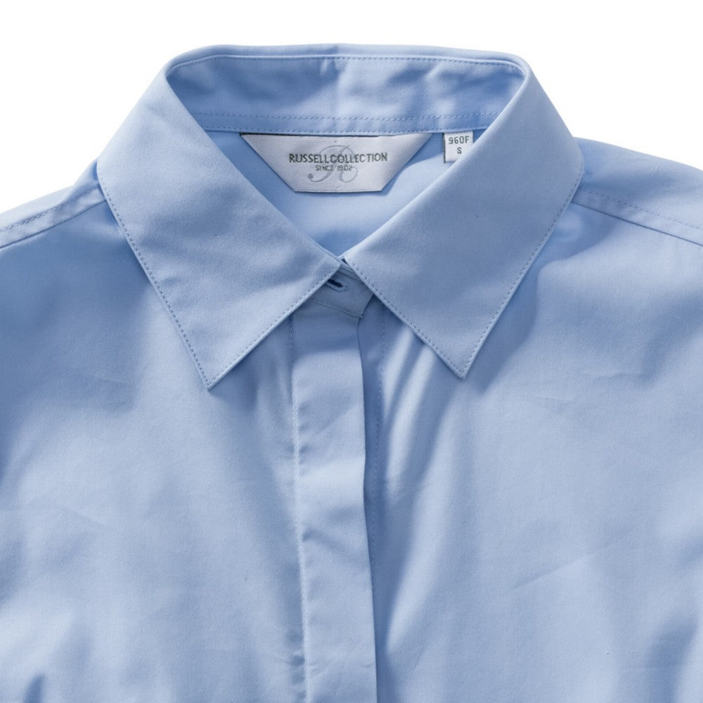 Bright Sky - Lifestyle - Russell Ladies-Womens Stretch Moisture Management Work Shirt