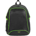 Black-Green - Front - Shugon Osaka Basic Backpack - Rucksack Bag (30 Litre)