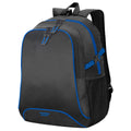 Black-Royal - Front - Shugon Osaka Basic Backpack - Rucksack Bag (30 Litre)