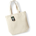 Natural - Front - Westford Mill Plain Fair Trade Camden Shopper - Shopping Bag (13 Litres)