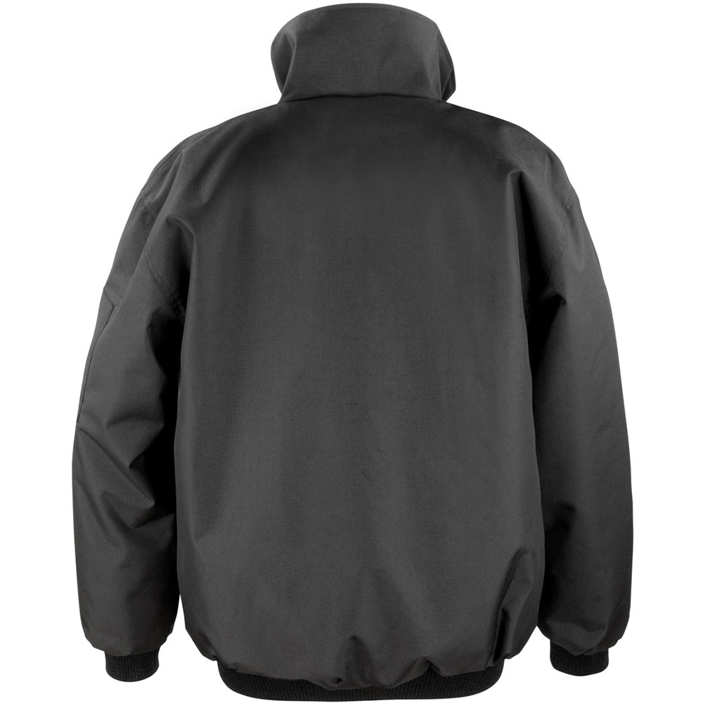 Black - Back - Result Mens Sabre Pilot Jacket