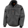 Black - Front - Result Mens Sabre Pilot Jacket