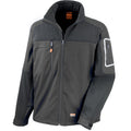 Black - Back - Result Mens Sabre Stretch Work Performance Jacket