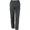 Black - Back - Result Mens Stretch Work Trousers - Pants (32 Inch Leg Length)