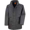 Black - Front - Result Mens Platinum Work Jacket - Coat