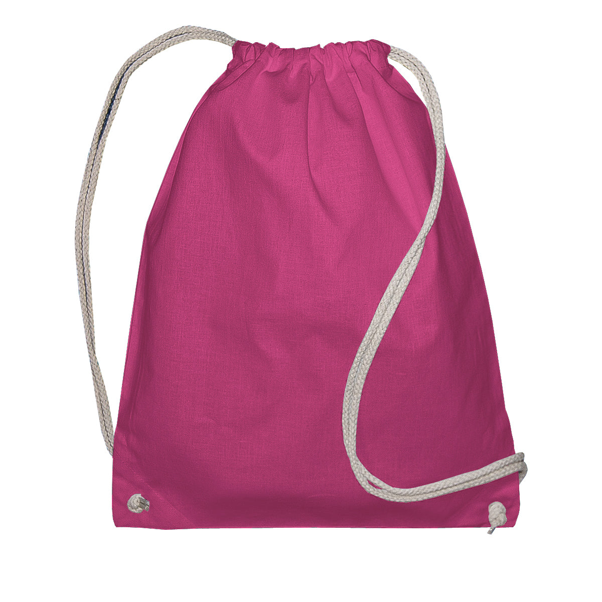 Magenta - Front - Jassz Bags Drawstring Backpack