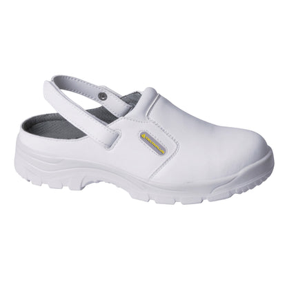 White - Front - Delta Plus Unisex Hygiene Non Slip Safety Clog - Workwear