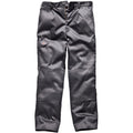 Grey - Back - Dickies Mens Super Work Trousers (Short Leg)