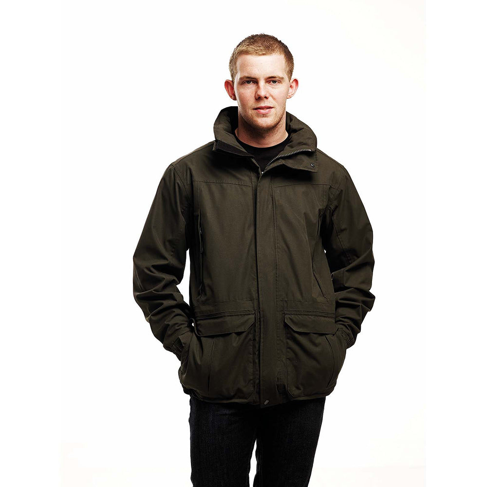 Black - Side - Regatta Mens Vertex III Waterproof Breathable Jacket