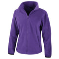 Purple - Front - Result Womens-Ladies Core Fashion Fit Fleece Top