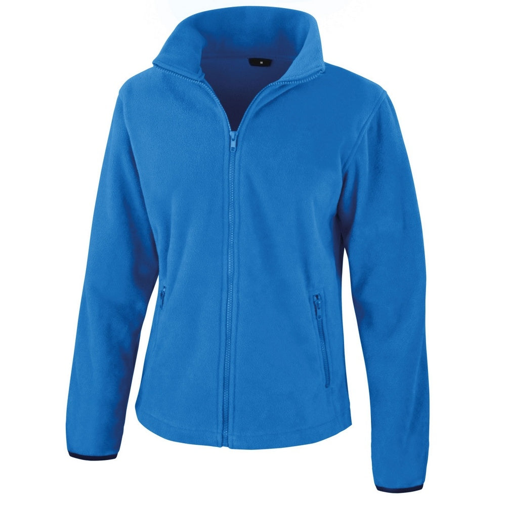Electric Blue - Front - Result Womens-Ladies Core Fashion Fit Fleece Top