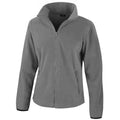 Pure Grey - Front - Result Womens-Ladies Core Fashion Fit Fleece Top