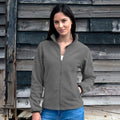 Pure Grey - Back - Result Womens-Ladies Core Fashion Fit Fleece Top