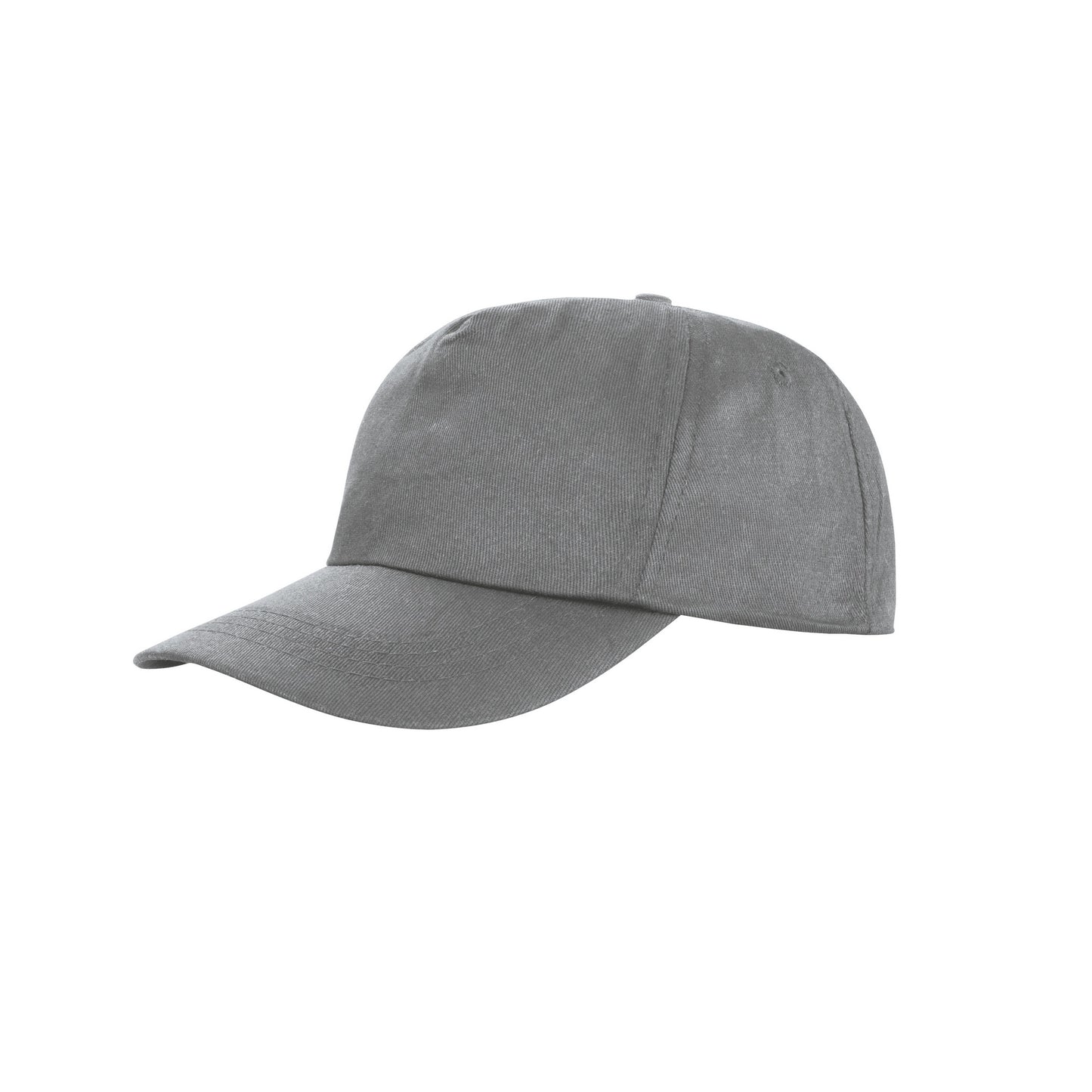 Dove Grey - Front - Result Unisex Core Houston 5 Panel Printers Baseball Cap