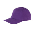 Purple - Front - Result Unisex Core Memphis 6 Panel Baseball Cap