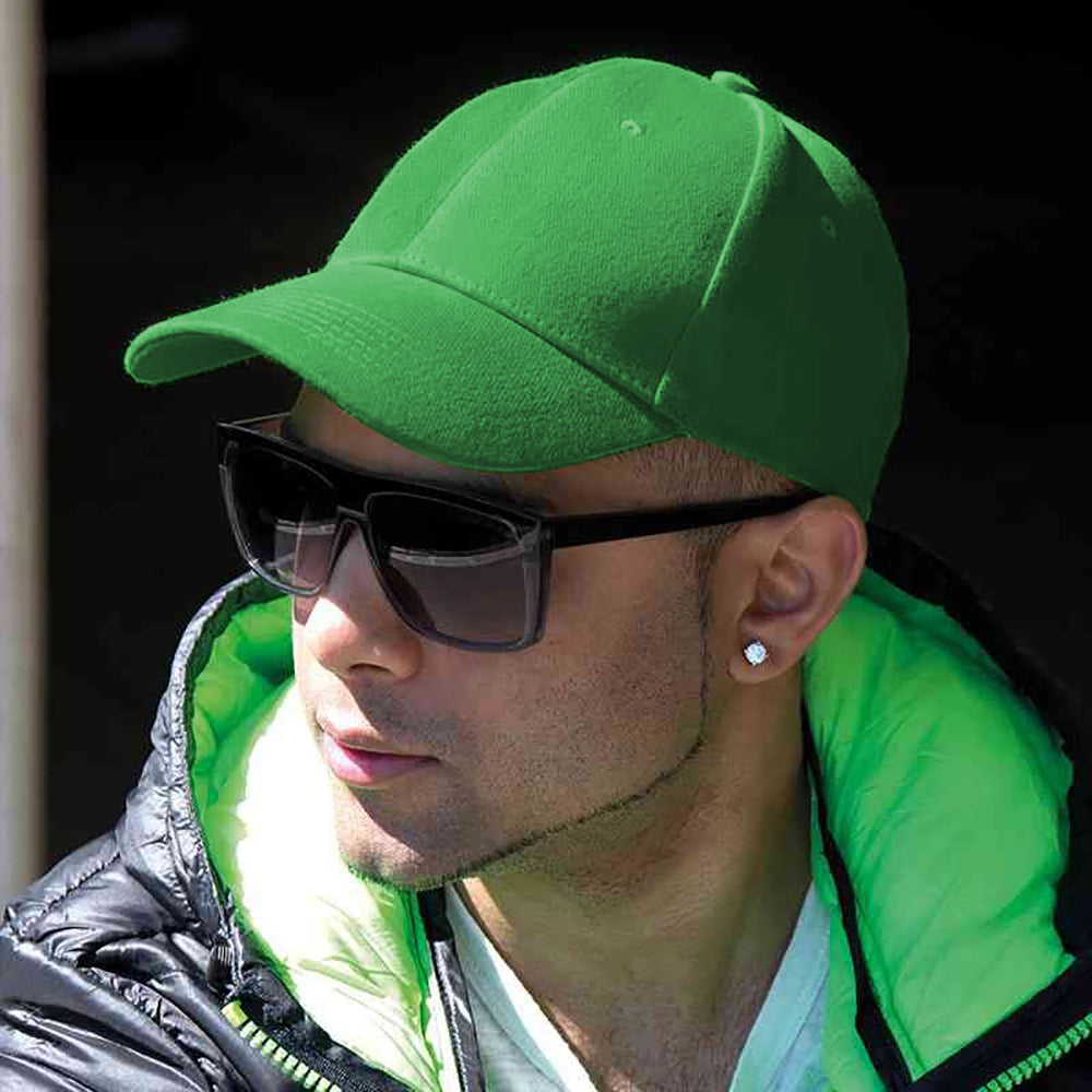 Emerald - Back - Result Unisex Core Memphis 6 Panel Baseball Cap