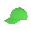 Lime - Front - Result Unisex Core Memphis 6 Panel Baseball Cap