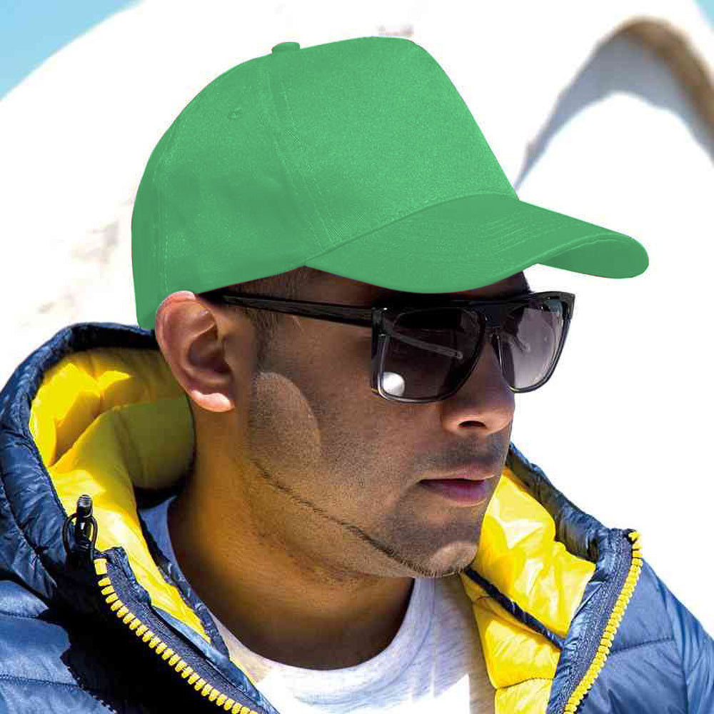 Apple Green - Back - Result Unisex Core Boston 5 Panel Printers Baseball Cap
