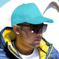 Aqua - Back - Result Unisex Core Boston 5 Panel Printers Baseball Cap