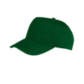 Bottle Green - Front - Result Unisex Core Boston 5 Panel Printers Baseball Cap