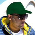 Bottle Green - Back - Result Unisex Core Boston 5 Panel Printers Baseball Cap